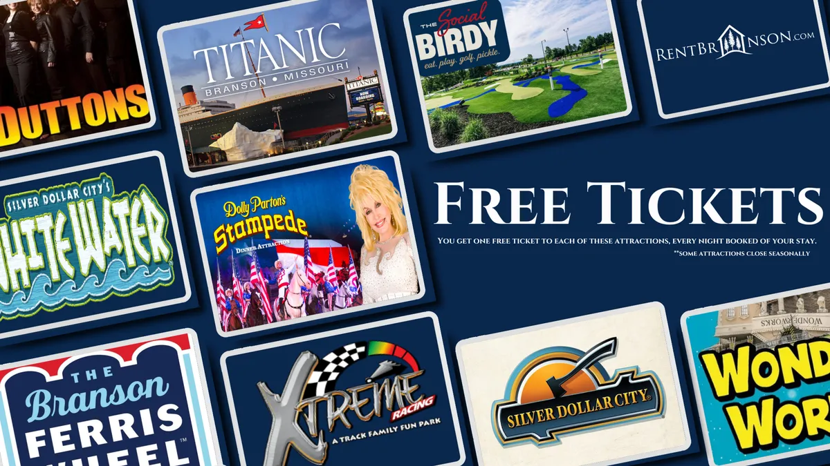 A bright, engaging interior scene featuring a display of various attraction tickets and promotional text. The image evokes excitement and adventure, suggesting opportunities for memorable outings and unique local experiences.